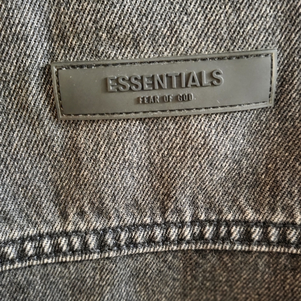 Essentials Charcoal Denim Jacket - image 3